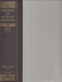 Vorderes Coverbild Reallexikon für Antike und Christentum. Sachwörterbuch zur Auseinandersetzung... / Reallexikon für Antike und Christentum