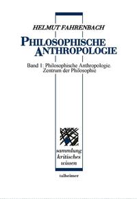 Vorderes Coverbild Philosophische Anthropologie