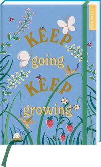 Vorderes Coverbild myNOTES Papeterie: Notizbuch A5 Cottage Style: Keep going keep growing