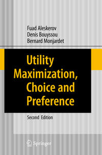 Vorderes Coverbild Utility Maximization, Choice and Preference