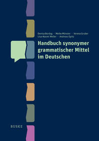 Vorderes Coverbild Handbuch synonymer grammatischer Mittel im Deutschen