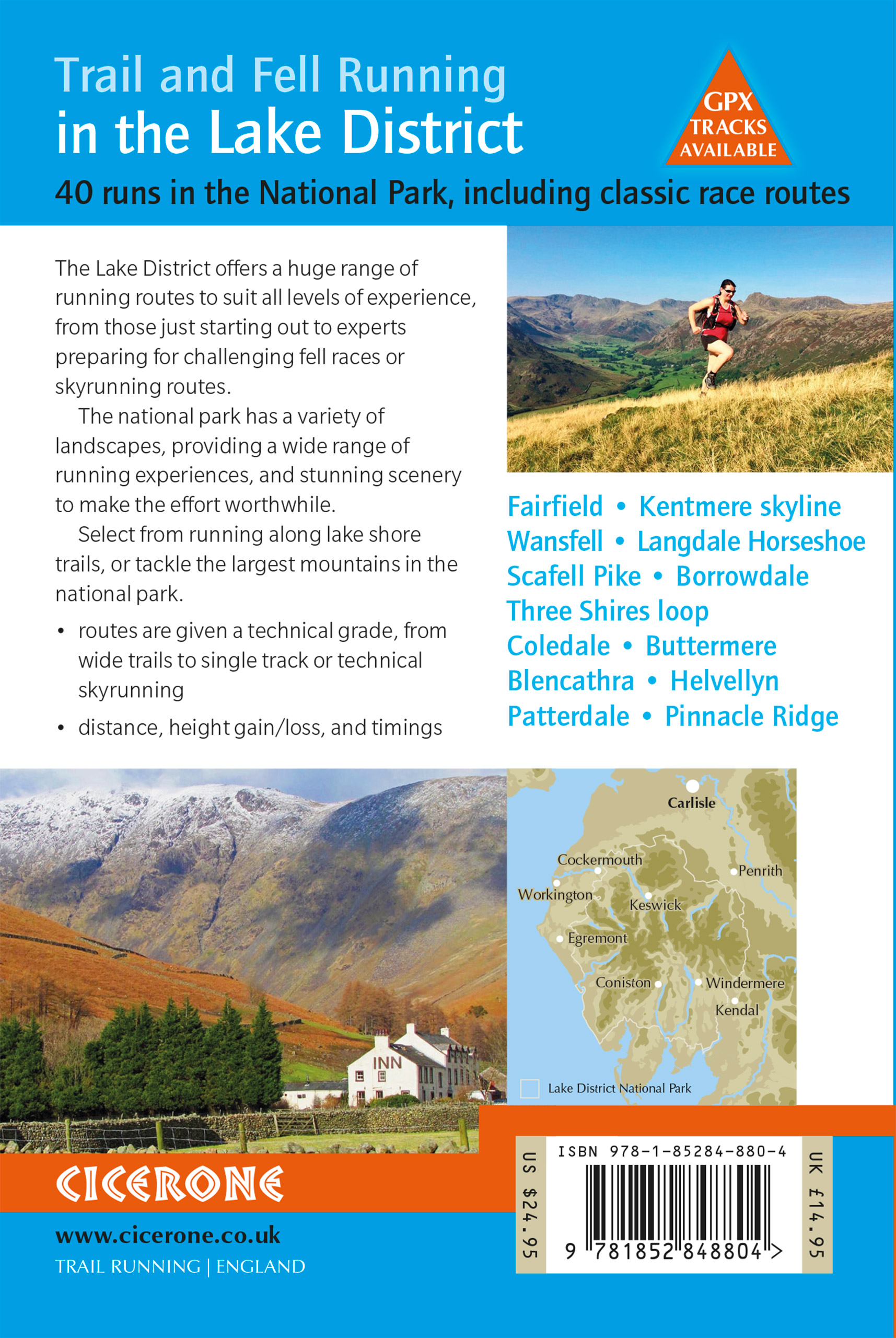 Rückseitencover Trail and Fell Running in the Lake District