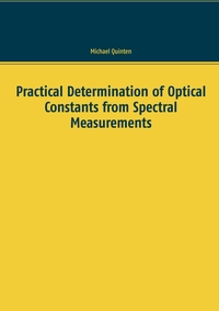 Vorderes Coverbild Practical Determination of Optical Constants from Spectral Measurements