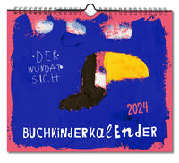 Vorderes Coverbild Buchkinderkalender 2024