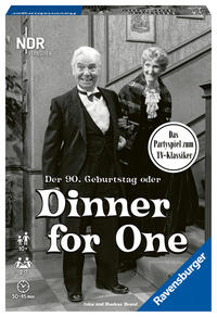 Vorderes Coverbild Der 90. Geburtstag oder Dinner for One - Gesellschaftsspiel & Brettspiel ab 10 Jahre