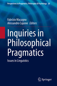 Vorderes Coverbild Inquiries in Philosophical Pragmatics