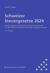 Vorderes Coverbild Schweizer Steuergesetze 2024