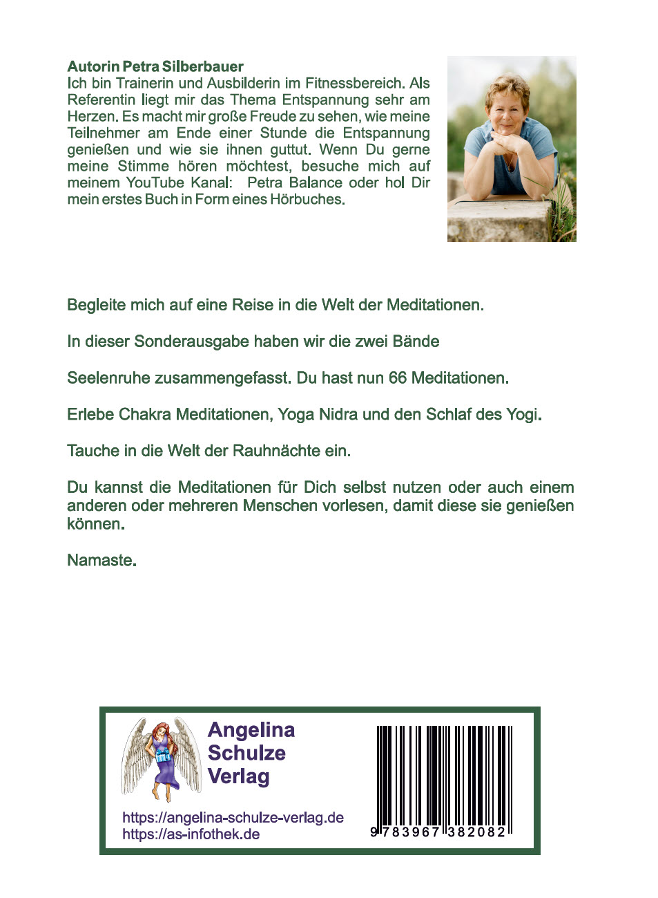 Rückseitencover Meditationen Seelenruhe Doppelband 1 und 2