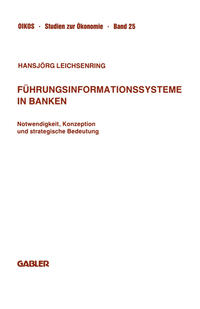 Vorderes Coverbild Führungsinformationssysteme in Banken