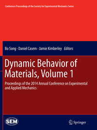Vorderes Coverbild Dynamic Behavior of Materials, Volume 1
