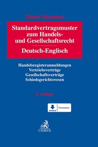 Vorderes Coverbild Standardvertragsmuster zum Handels- und Gesellschaftsrecht