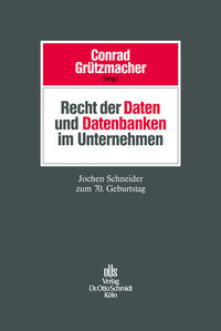 Vorderes Coverbild Recht der Daten und Datenbanken im Unternehmen