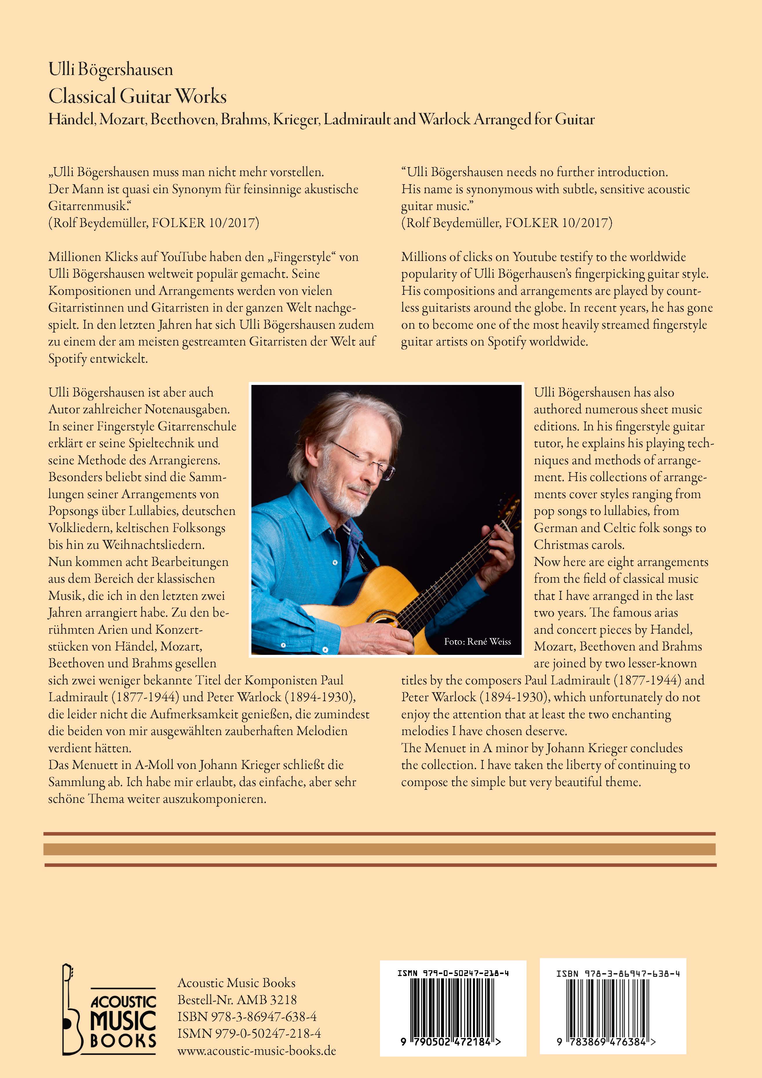 Rückseitencover Classical Guitar Works.