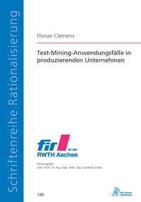 Vorderes Coverbild Text-Mining-Anwendungsfälle in produzierenden Unternehmen