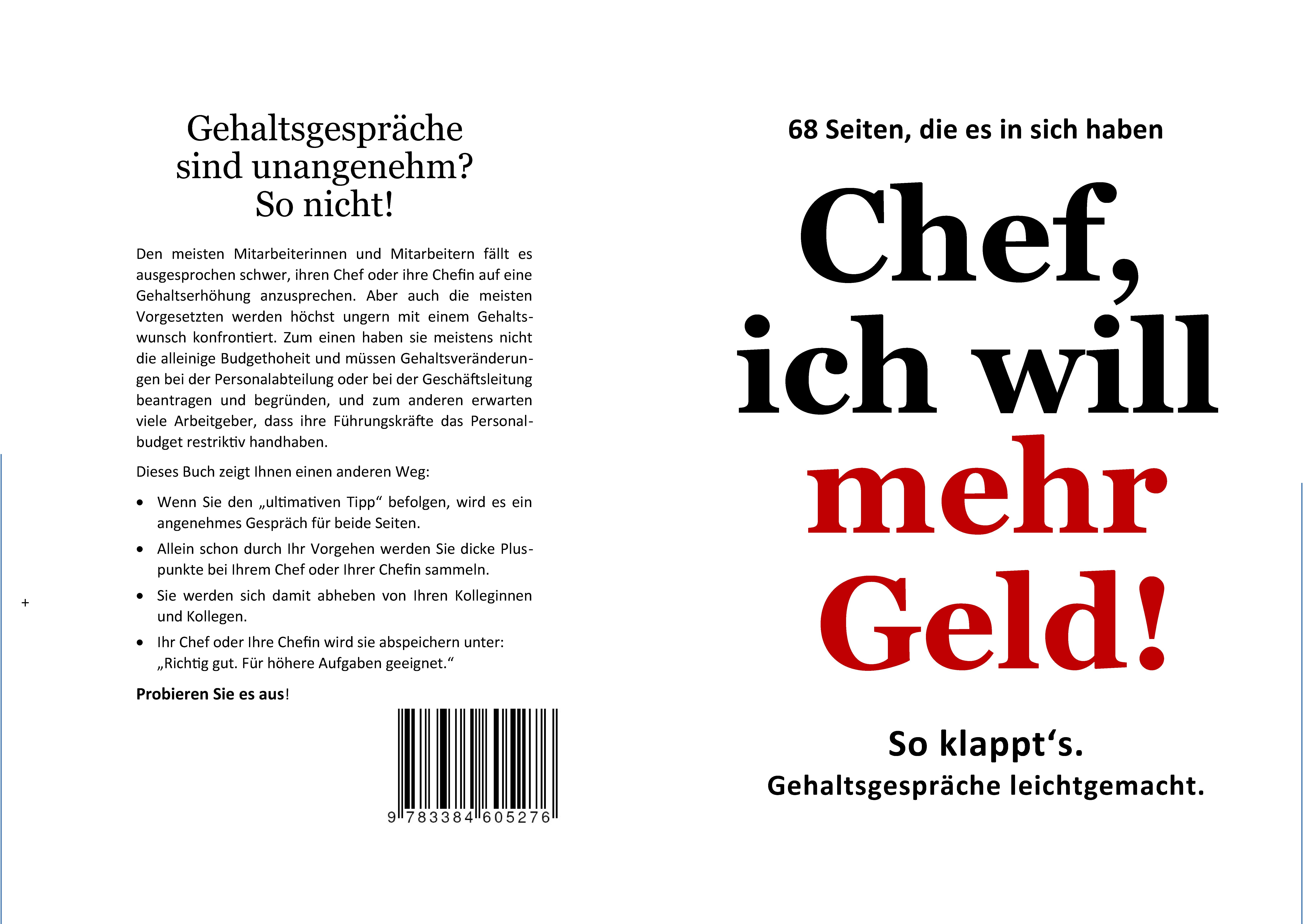 Gesamtes Coverbild Chef, ich will mehr Geld!