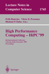Vorderes Coverbild High Performance Computing - HiPC'99