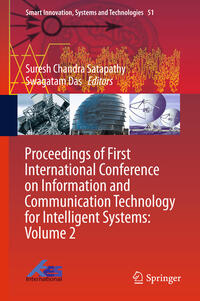 Vorderes Coverbild Proceedings of First International Conference on Information and Communication Technology for Intelligent Systems: Volume 2