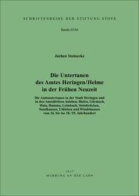 Vorderes Coverbild Die Untertanen des Amtes Heringen / Helme in der Frühen Neuzeit