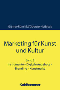 Vorderes Coverbild Marketing für Kunst und Kultur