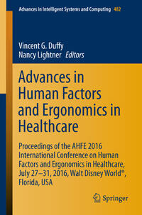Vorderes Coverbild Advances in Human Factors and Ergonomics in Healthcare