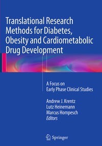 Vorderes Coverbild Translational Research Methods for Diabetes, Obesity and Cardiometabolic Drug Development
