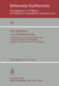 Vorderes Coverbild Koordination von Informationen