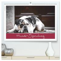 Vorderes Coverbild Hunde-Spruchreif (hochwertiger Premium Wandkalender 2025 DIN A2 quer), Kunstdruck in Hochglanz