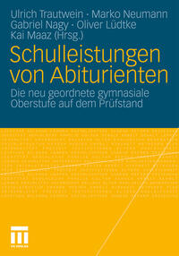 Vorderes Coverbild Schulleistungen von Abiturienten