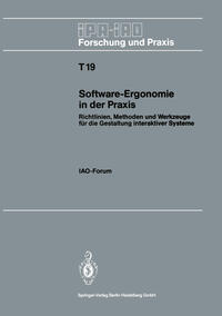 Vorderes Coverbild Software-Ergonomie in der Praxis
