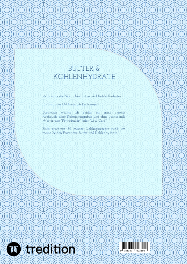 Rückseitencover Butter & Kohlenhydrate