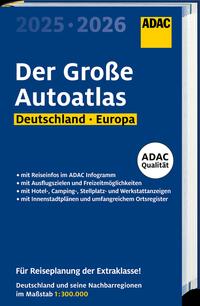 Vorderes Coverbild ADAC Der Große Autoatlas 2025/2026 Deutschland und seine Nachbarregionen 1:300.000