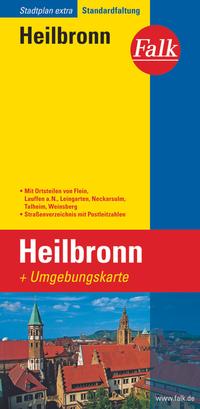 Vorderes Coverbild Falk Stadtplan Extra Heilbronn 1:20.000