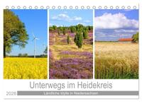 Vorderes Coverbild Unterwegs im Heidekreis (Tischkalender 2026 DIN A5 quer), CALVENDO Monatskalender