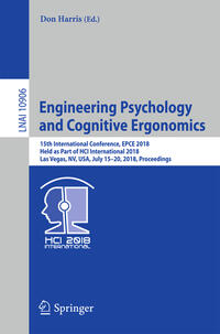 Vorderes Coverbild Engineering Psychology and Cognitive Ergonomics