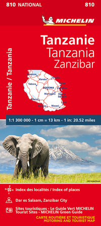 Vorderes Coverbild Michelin Tanzanie-Zanzibar