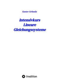 Vorderes Coverbild Intensivkurs Lineare Gleichungssysteme
