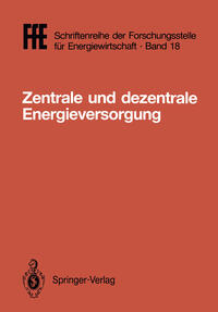 Vorderes Coverbild Zentrale und dezentrale Energieversorgung