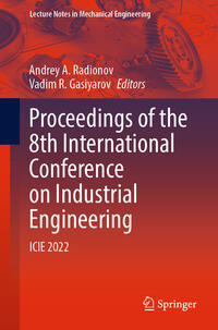 Vorderes Coverbild Proceedings of the 8th International Conference on Industrial Engineering