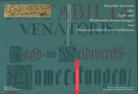 Vorderes Coverbild Notabilia Venatoris