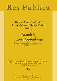 Vorderes Coverbild Brandeis meets Gutenberg