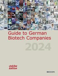 Vorderes Coverbild 25th Guide to German Biotech Companies