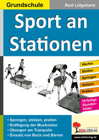 Vorderes Coverbild Sport an Stationen / Grundschule