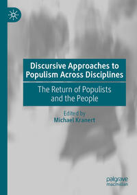 Vorderes Coverbild Discursive Approaches to Populism Across Disciplines