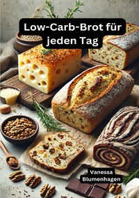 Vorderes Coverbild Low-Carb-Brot für jeden Tag