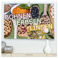 Vorderes Coverbild Bohnen Erbsen Linsen (hochwertiger Premium Wandkalender 2025 DIN A2 quer), Kunstdruck in Hochglanz