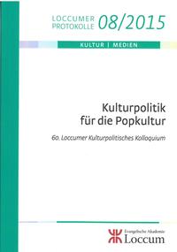 Vorderes Coverbild Kulturpolitik für die Popkultur