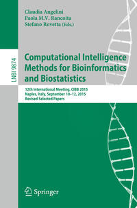 Vorderes Coverbild Computational Intelligence Methods for Bioinformatics and Biostatistics