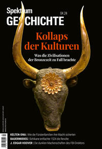 Vorderes Coverbild Spektrum Geschichte 4/2024 Kollaps der Kulturen