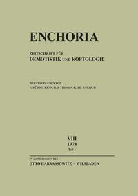 Vorderes Coverbild Enchoria 8 (1978) Teil 1