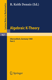 Vorderes Coverbild Algebraic K — Theory
